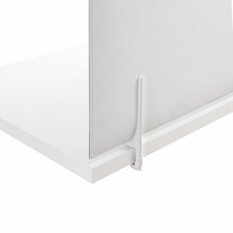 Caimi  - Minimal Akoestisch bureaupaneel 44 cm hoog, inclusief 2 bladklemmen