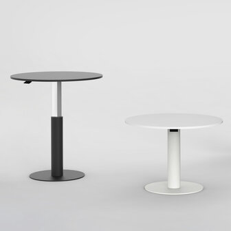 Ronde sta zit tafel - &oslash; 80 - 130 cm