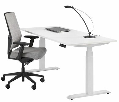 Zit sta bureau - elektrisch, inclusief Deskbike actie!