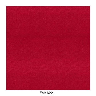 Softine Felt melange 622 donker rood