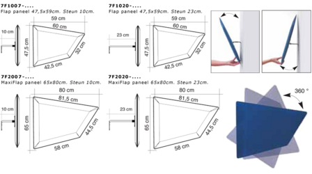 Caimi Flap Snowsound - Akoestisch wandpaneel