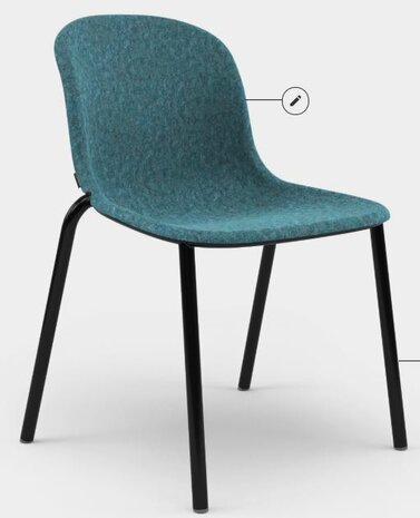 De Vorm LJ2 PET Felt chair *