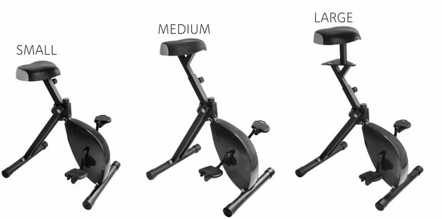 Deskbike - Hoogten