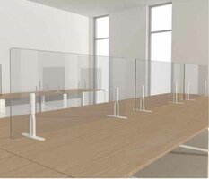 Preventiescherm polycarbonaat Mitesco