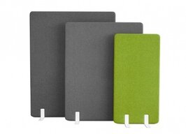 Akoestische wand – 160 x 140 cm bxh in Lucia appelgroen 