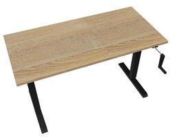 * Euroseats zit sta bureau 160 x 80, zwart frame