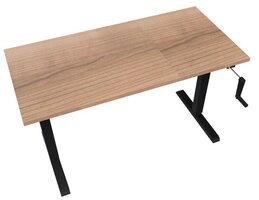 Euroseats zit sta bureau 180x 80 cm, zwart frame