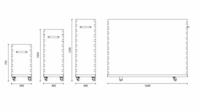 JFK Akoestische plantenbak - roomdivider